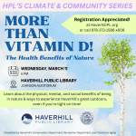 City Nature Program flyer.