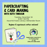 Papercrafting flyer.
