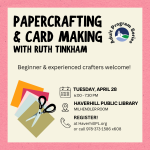 Papercrafting flyer.