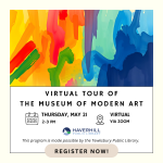 museum of modern art program flyer.