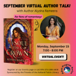 September 2025 Virtual Event flyer.