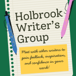 Holbrook Writer's Group, monthly meet-up image