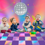 Babies on a dance floor