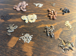 groups of different seeds on a table
