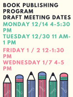 Flyer for Book Draft Meeting