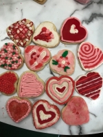 Valentine Cookie Decorating for Teens