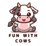 a picture of a cute cow