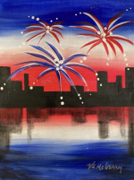 Painting of Fireworks