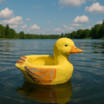 Duck created with clay