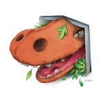 Dinosaur Face Book