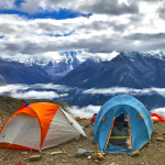 Tent camping