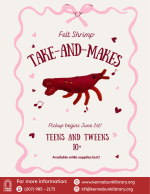Shrimp Felt Charms