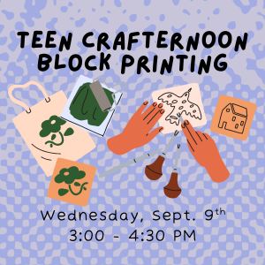Crafternoon: Block Printing image
