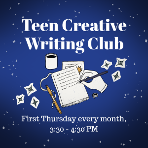 Teen Creative Writing Club: Writing Characters image