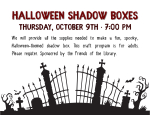 Halloween Shadow Boxes