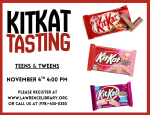 kitkat flyer for teens and tweens