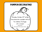 Pumpkin Decorating