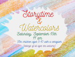 Storytime and Watercolors