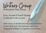 writers group meeting dates