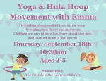 Yoga & Hula Hoop for kids
