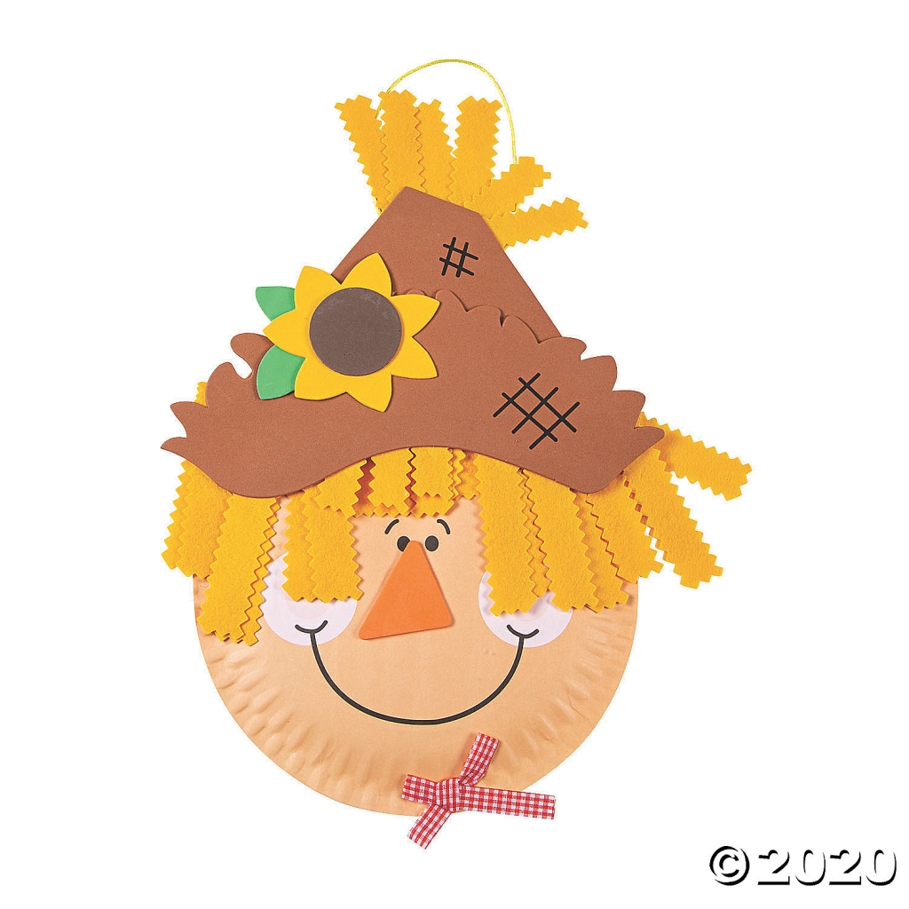11/23/2020 Craft Kits to Go! Paper Plate Scarecrows! Leominster