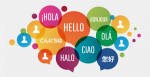The word "hello" in many languages.
