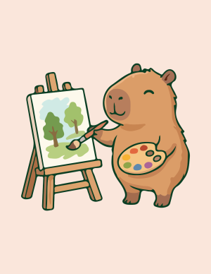 🎨 Paint Night with Caregivers 🎨 image