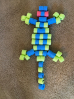 pool noodle lizard