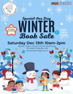 Flyer for Winter Book Sale.
