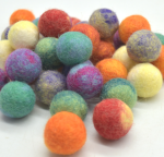Felted balls