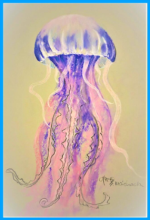 "Jellyfish": Zoom Pastel Painting Workshop