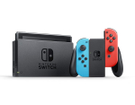 Nintendo Switch with JoyCon controllers