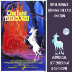 Movie poster for the Last Unicorn