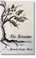 A hand drawing of a rowan tree in bloom.