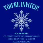 a light blue snowflake against a darker blue background