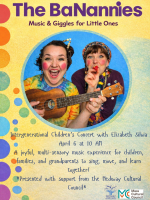 Two people with colorful backround