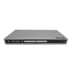 silver DVD player 