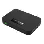black hotspot with on button in green