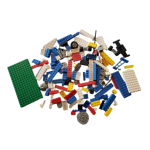 Pile of legos of many shapes, sizes, and colors