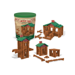 square-notched miniature lightweight logs used to build small forts and buildings