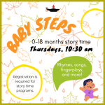 Baby Steps - 12/4, 12/11, 12/18, 1/8, 1/15, 1/29