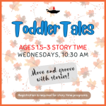 Toddler Tales - 12/3, 12/10, 12/17, 1/7, 1/14, 1/28