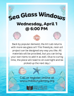 Sea Glass Windows Resin Art April 1 at 6:00 PM