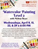 Watercolor Level 2 April 2026