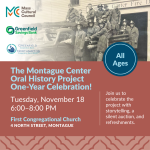 Historic photo of Montague firefighters on and around a firetruck.