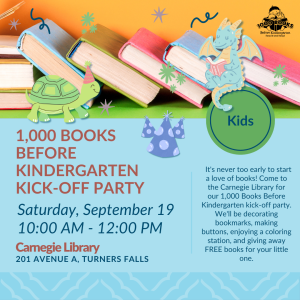 1,000 Books Before Kindergarten Kick-Off Party image