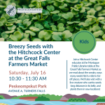 Breezy Seeds with the Hitchcock Center at the Great Falls Farmers Market July 2026