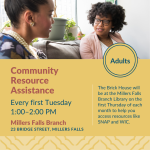 Two women looking at one another in conversation