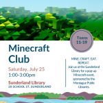 Minecraft  Club July 2026