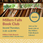 Monthly Millers Falls Book Club